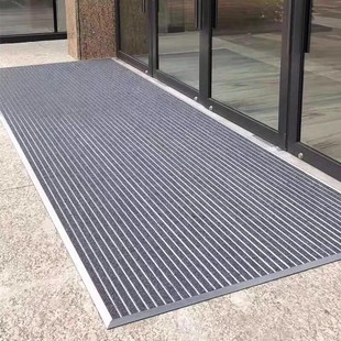 嵌入式铝合金防尘地垫刮泥地垫酒店银行进门厅入口除尘擦脚地毯