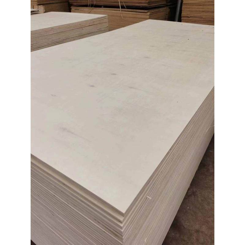 热销杨木漂白面胶合板多层板包装板木箱板全整芯两次成型