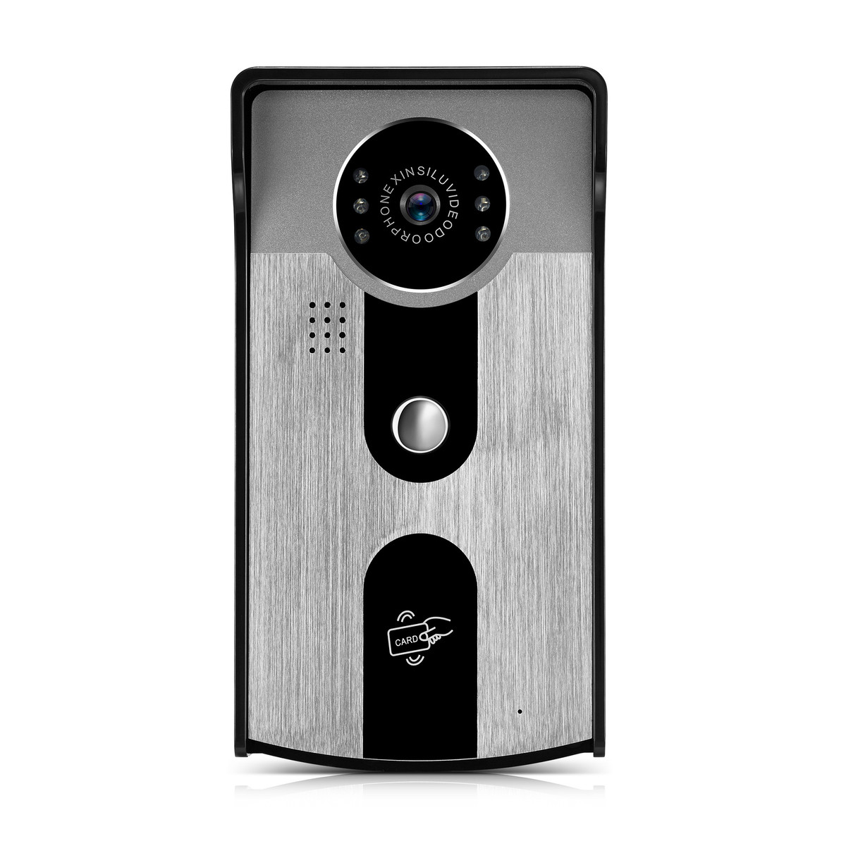 热销厂家直销9可视对讲门铃清晰大屏寸触摸按键刷卡开锁别墅门铃