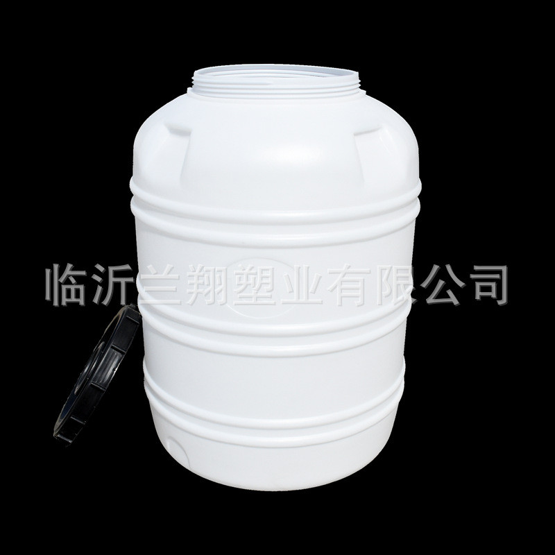 热销小1000l公斤立式塑料圆桶升塑料桶带盖大水桶水塔水罐圆形储