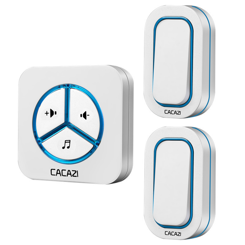 无线电门铃二拖一家用门铃远距离电子防水遥控提醒门铃呼叫器智能