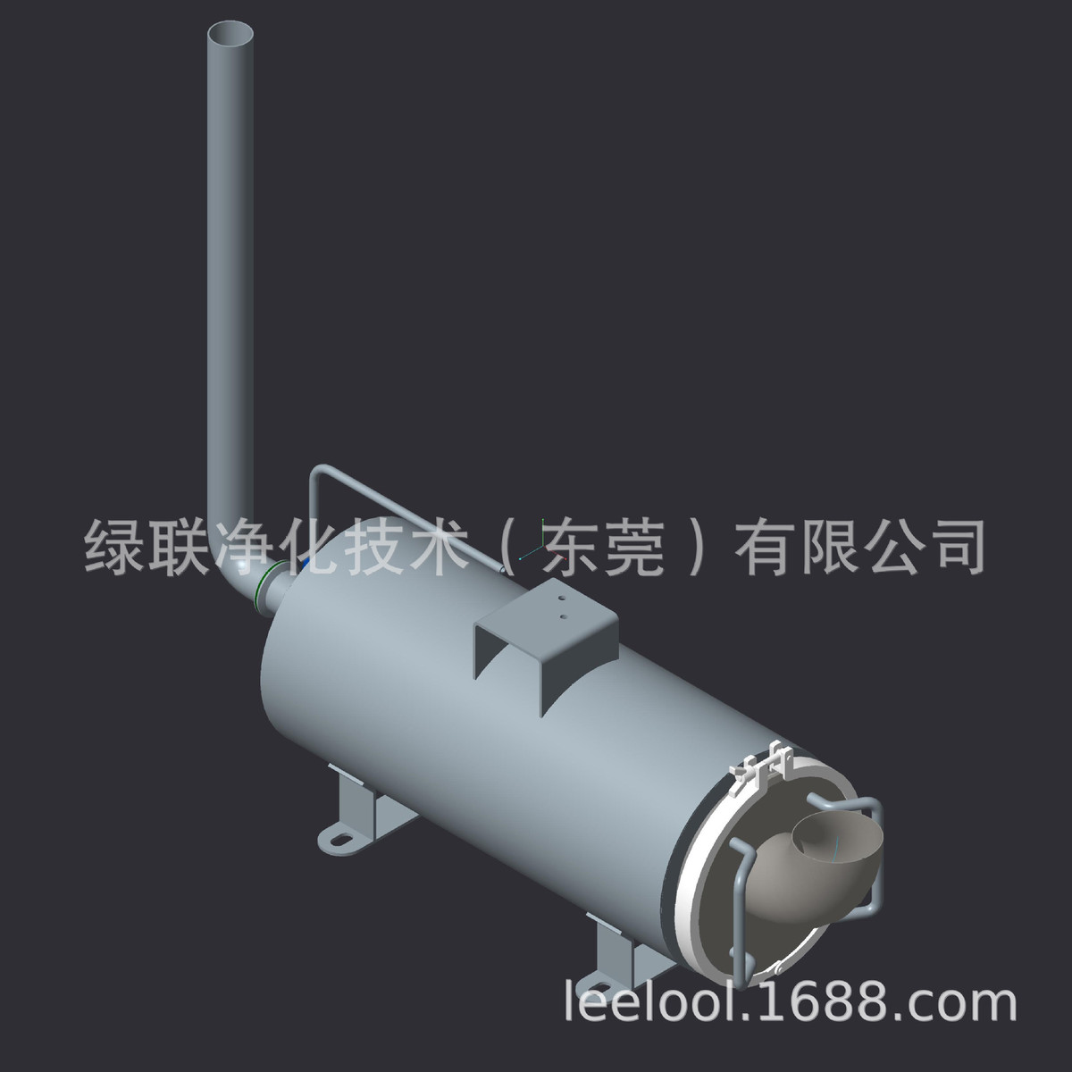 热销【净化】非道路工程车尾气过滤器柴油车尾气批发绿联厂家直销