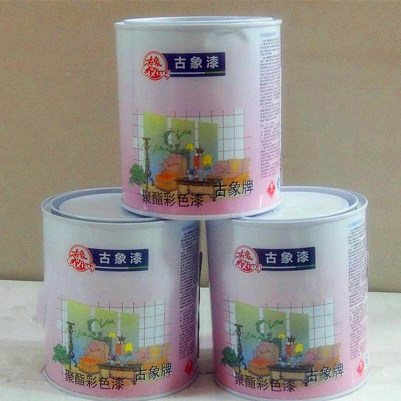 古象685彩色聚酯漆彩色685油漆聚氨酯翻新木器金属清漆漆