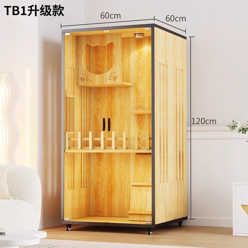 猫别墅二层猫笼子超大自由空间家用室内一体大号猫笼别墅猫屋舍猫