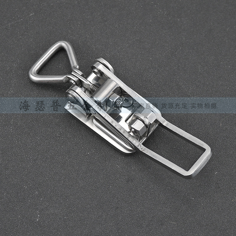 304不锈钢弹簧设备门搭扣重型自动化设备门锁扣工具箱柜大号卡扣