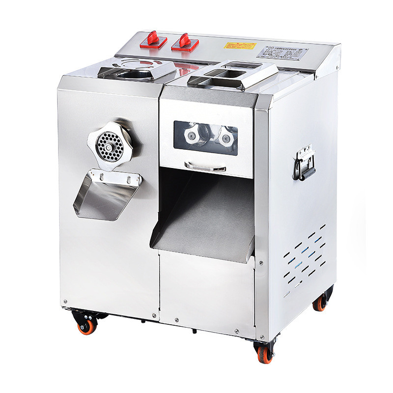 象厚多功能不锈钢商用切肉机双电机绞肉电动切片切丝碎肉灌肠机