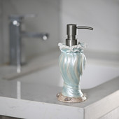 创意海洋贝壳皂液器欧美浴室乳液瓶ins风装 饰摆设分装 瓶液体