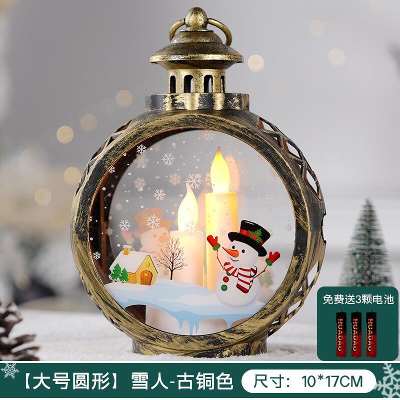 y^雪屋发光小房子桌面摆件家居饰品道具场景布置圣诞节微缩景观发