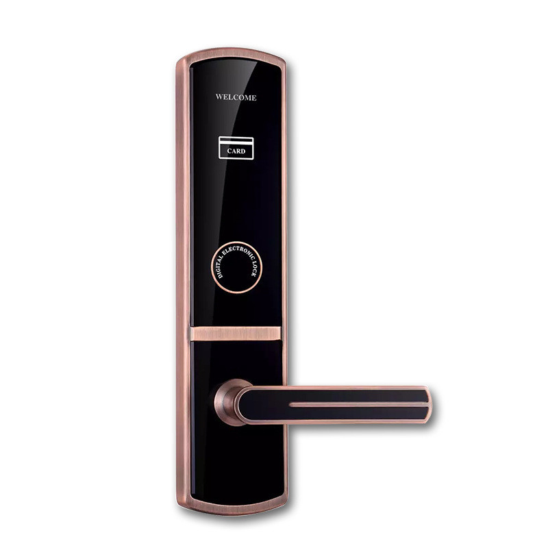 酒店感应门锁民宿刷卡锁宾馆磁卡锁公寓门锁一卡通休闲会所电子锁