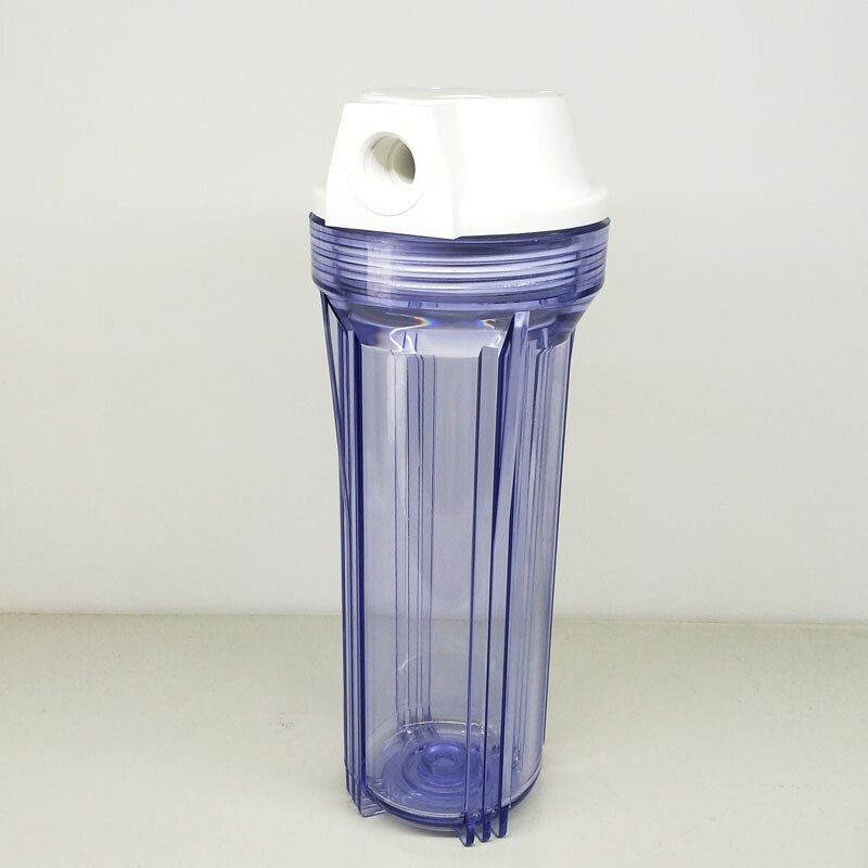 10寸4分6分透明滤瓶滤杯过滤器内扣加厚防爆过滤桶筒家用工业用