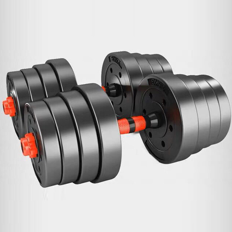 2024哑铃女宿舍健身家用包胶亚玲可调节重量男士健身器材杠铃套装