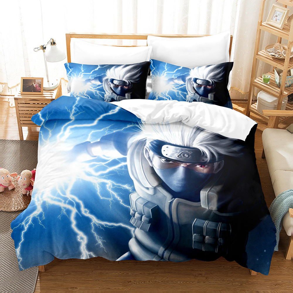 3d印花家纺被套枕套床单床笠来磨毛布床上三件套图可定