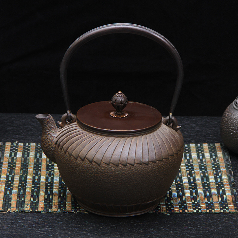 金义堂铁壶铁茶壶 中式高档茶具老式烧水养生素煮茶壶