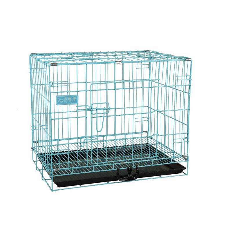折叠狗笼亮佳洁宠物笼宠物笼大中小型铁丝猫笼宠物折叠烤漆狗笼子