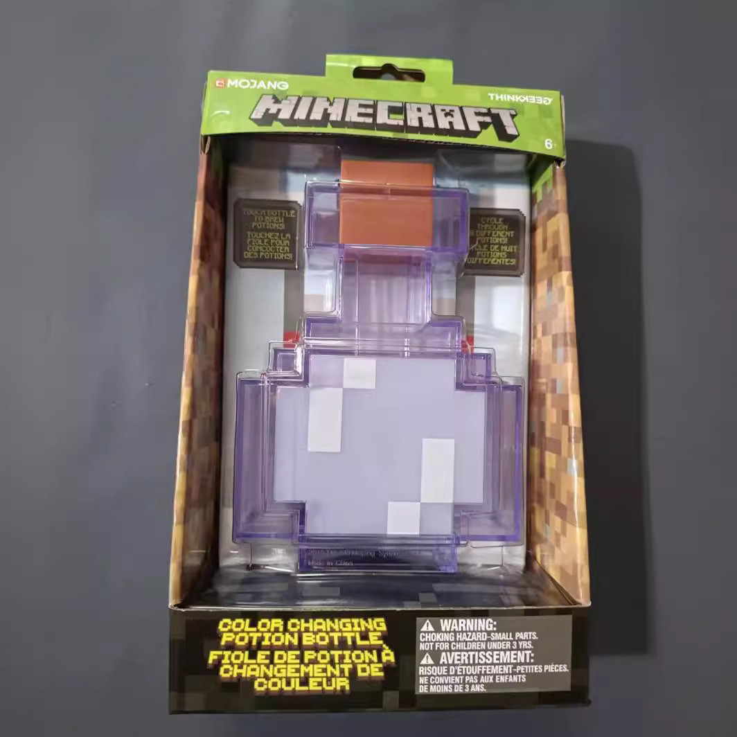 热销我的世界minecraft火把灯可充电火炬钻石矿灯变色瓶装备儿童