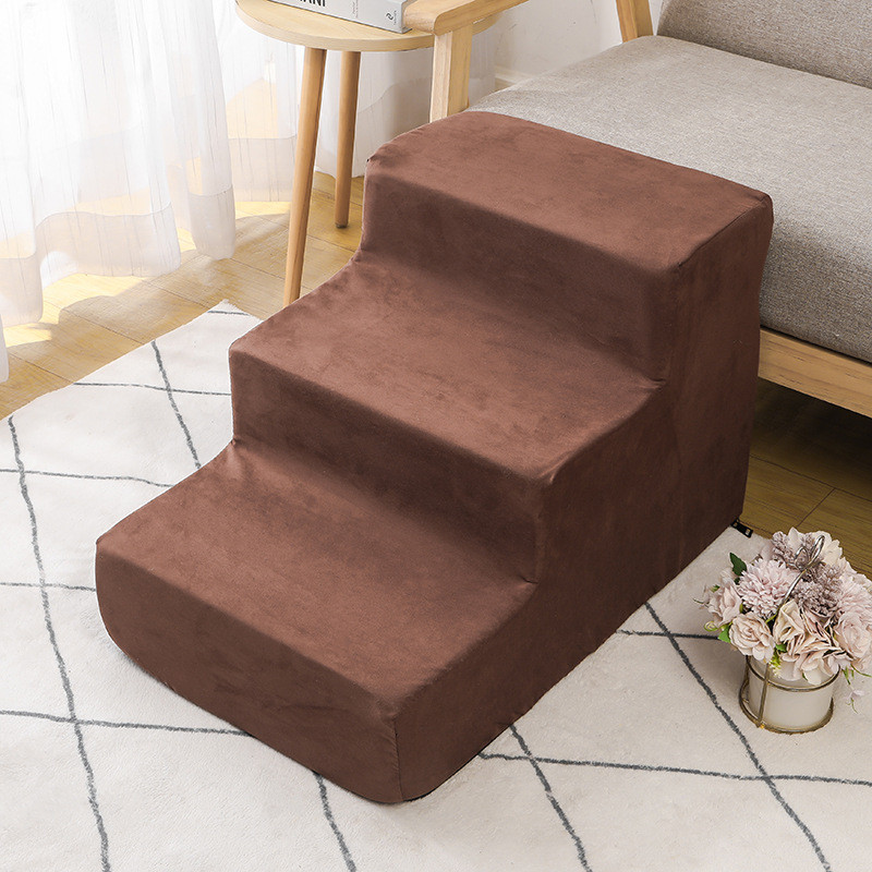 temu爆款宠物上下沙发爬梯狗狗猫咪上下床海绵可拆洗台