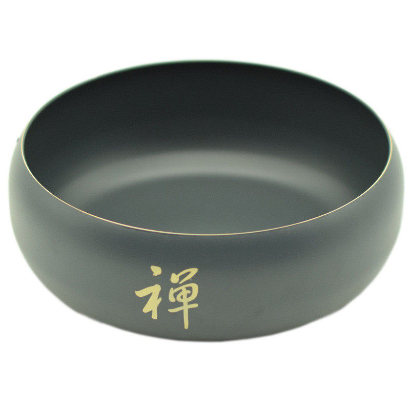 黄铜茶洗小号大号功夫茶具配件大水盂文房笔洗水方特家用日式禅意