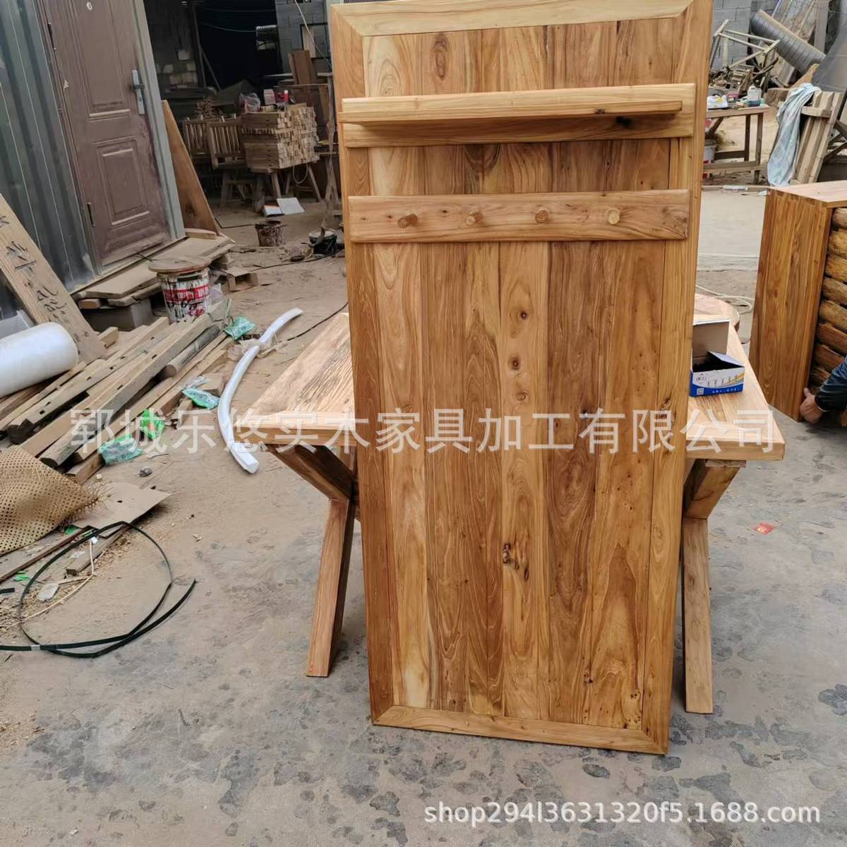 新中式老榆木包包进户门玄关衣帽挂衣架收纳架落地民宿酒店挂衣架