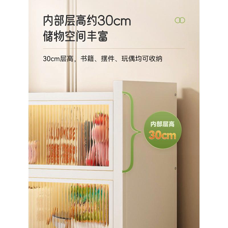 示柜家用钢制书柜带门儿童书架客厅落地储物柜铁艺置物架铁皮柜展