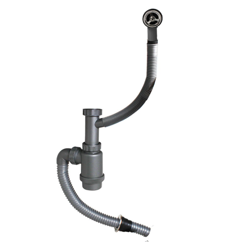 天力耐高温槽内牙45mm带圆形方形溢水下水管单排水管gn011c047