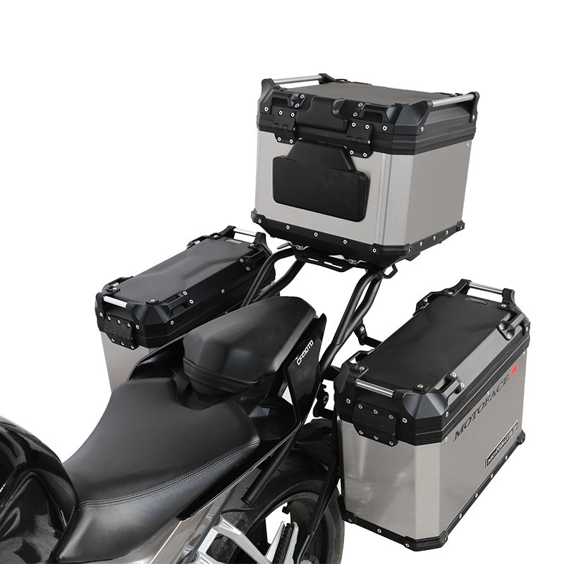 热销MOTOFACE适用春风250NK铝合金三箱尾箱边箱改装架不锈钢快拆