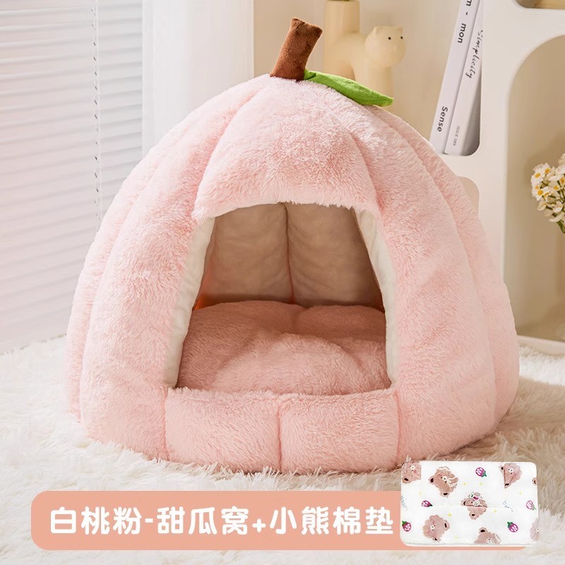 猫窝冬季保暖封闭式感猫床宠物狗窝秋冬款猫屋猫咪用睡觉冬天