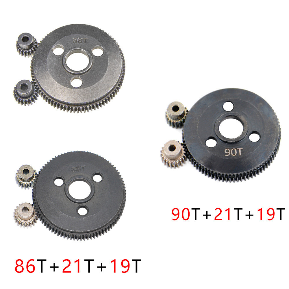 TRAXXAS1/10SLASH2WD金属齿轮86T21t19t大小齿齿轮#4686