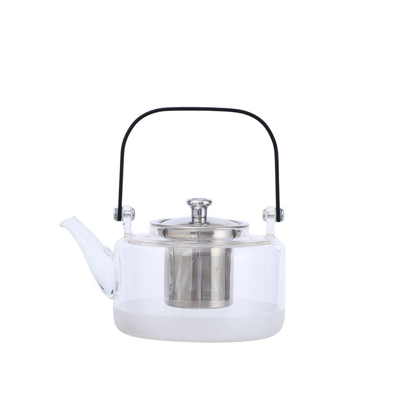 欧式家用多功能茶水分离大容量玻璃茶壶手提透明煮茶壶户外电陶炉