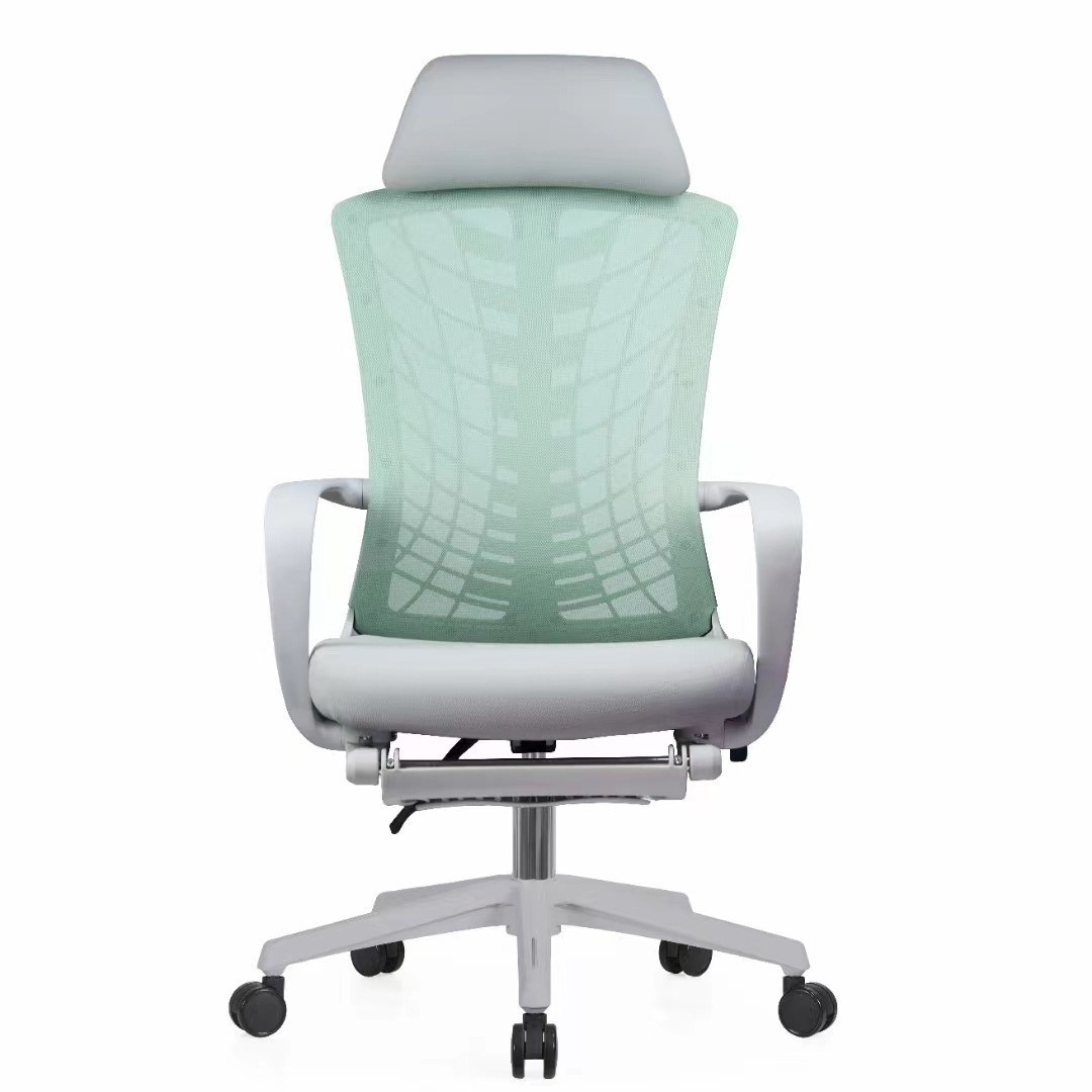 轻奢护腰午休人体工学久坐舒适升降椅不累可调节员工办公椅