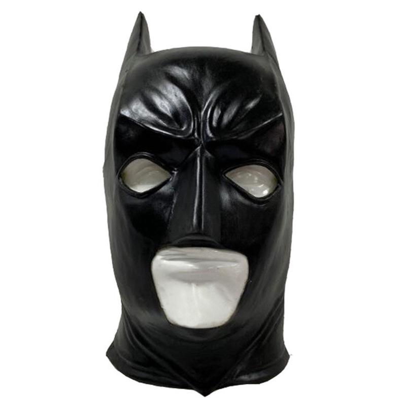 蝙蝠侠面具黑暗骑士乳胶头套万圣节舞会派对小丑面罩BatmanMask