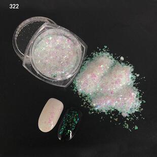 祺泰金葱粉七彩不规则碎片复合材料petcfc321亮片耐高温美甲贴片