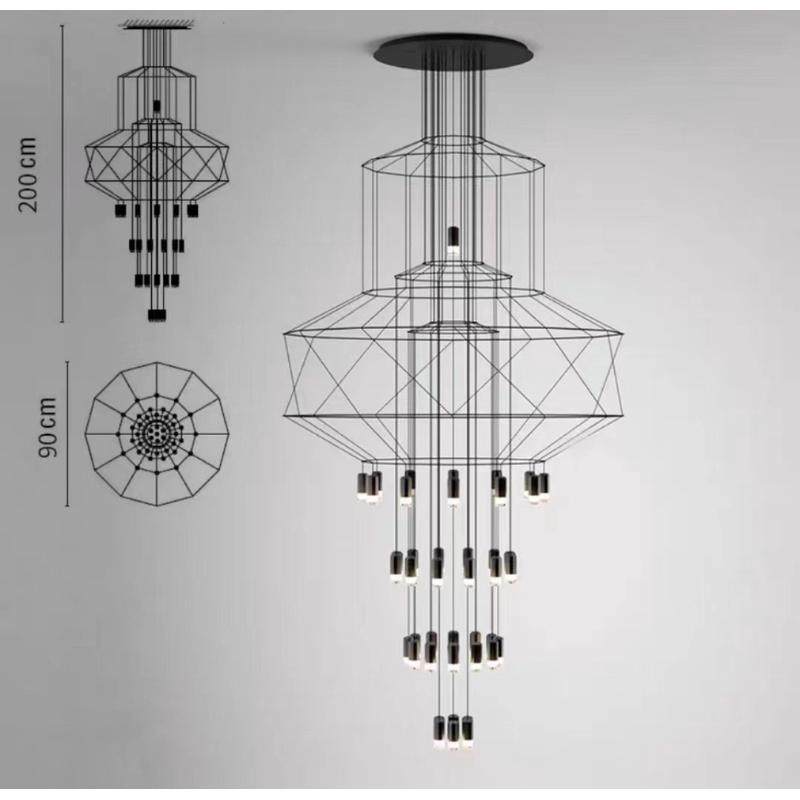后现代简约网红餐厅吊灯北欧创意个性吧台吊灯长条灯饭厅餐桌魔豆,家装灯饰光源,餐厅吊灯,淘宝优惠券,粉丝福利购,淘宝优惠卷