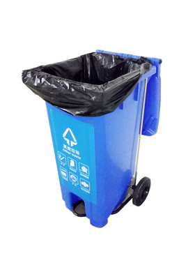 加厚大号黑色垃圾袋130x150cm50只升240装物业宾馆环卫大码清洁袋