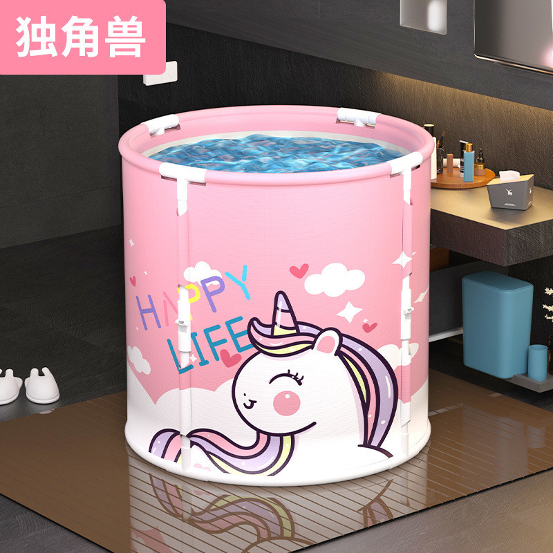 居家圆形保温保温浴桶家用成人保温舒适浴桶沐浴桶折叠泡澡桶