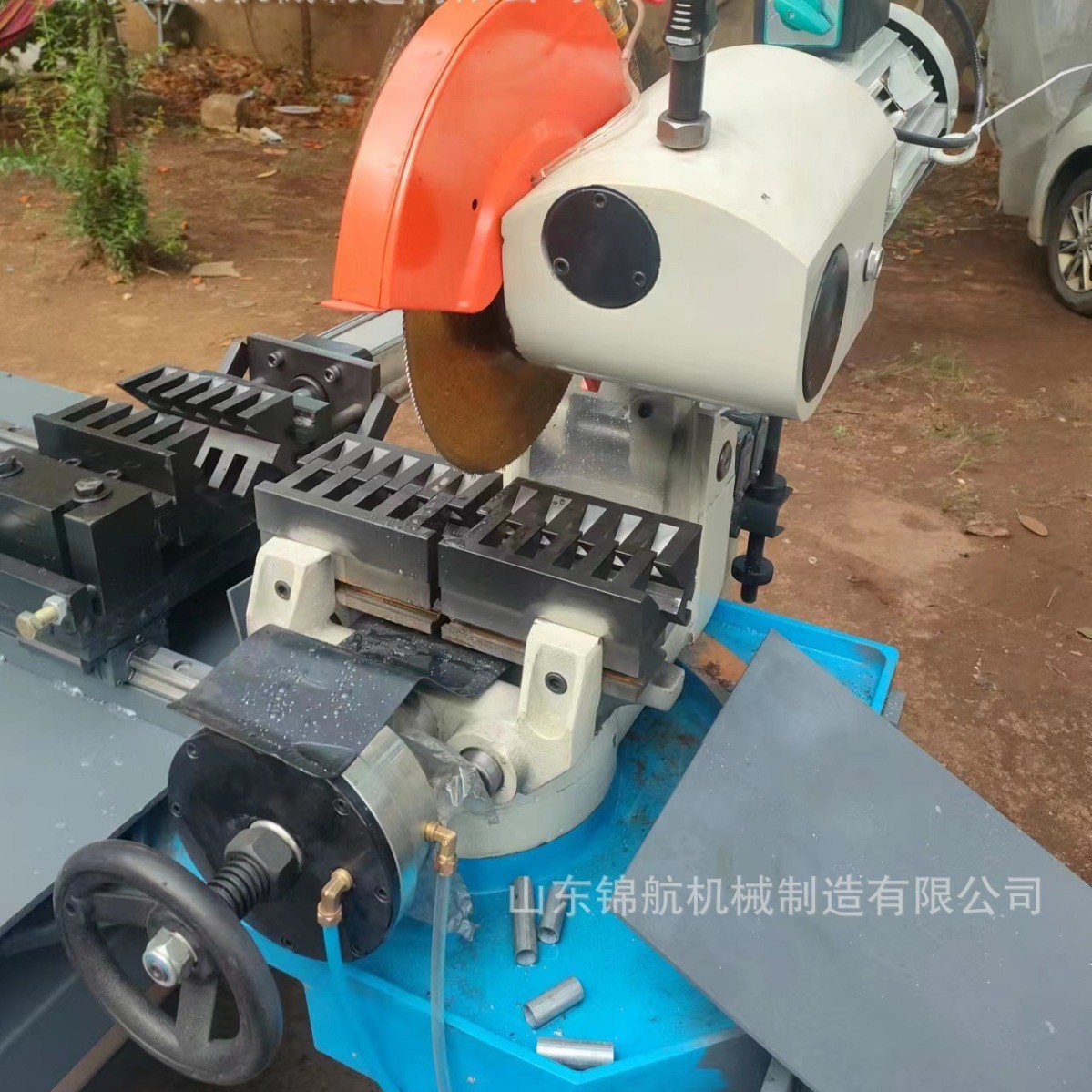 不锈钢铁管全自动圆管方管切割机暴夹模具一次多个管材切管机