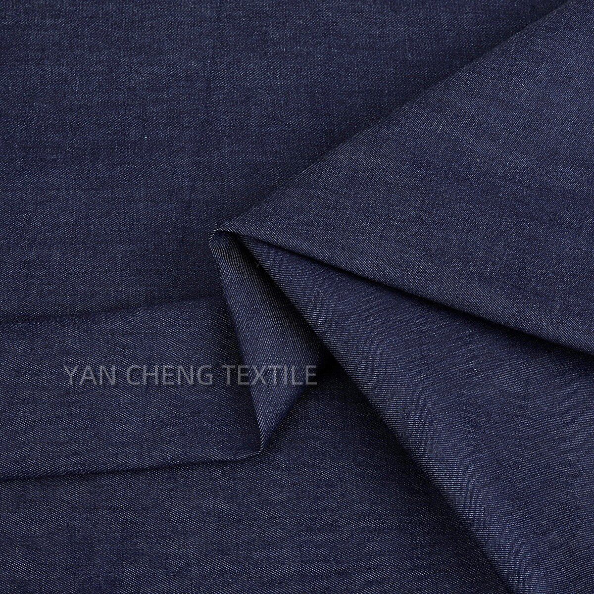 真牛仔亚麻休闲布料亚麻棉牛仔麻布牛仔棉麻弹力弹力面料