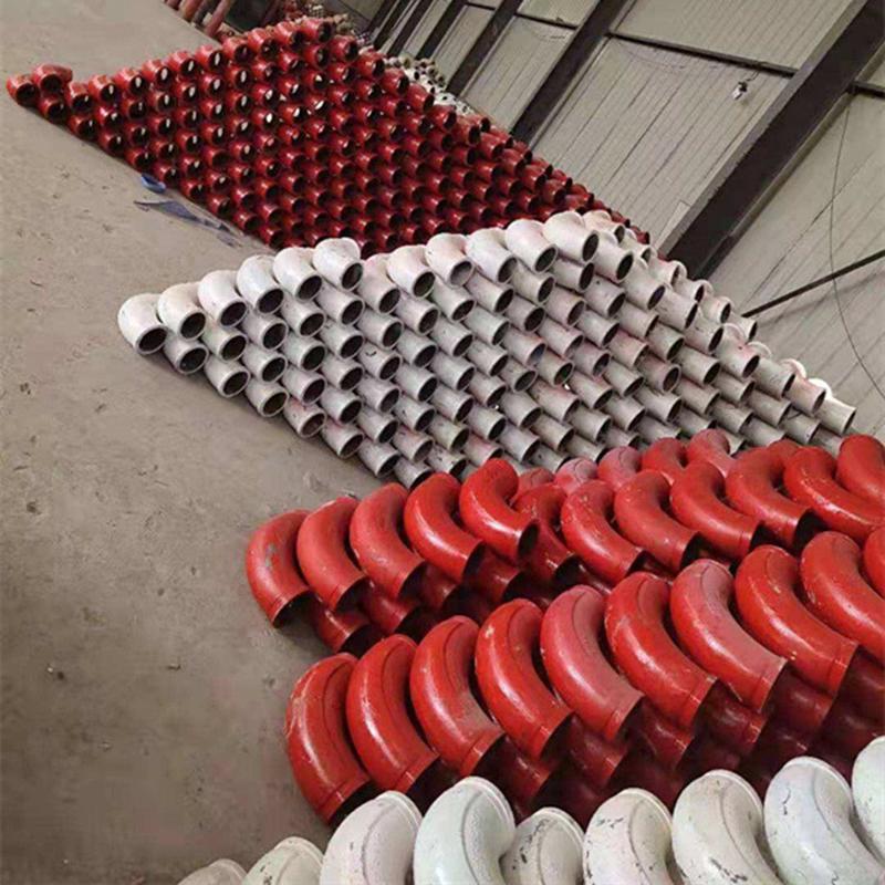 生产厂家陶瓷复合耐磨89*6冷压弯头双金属弯头陶瓷贴片耐磨弯头