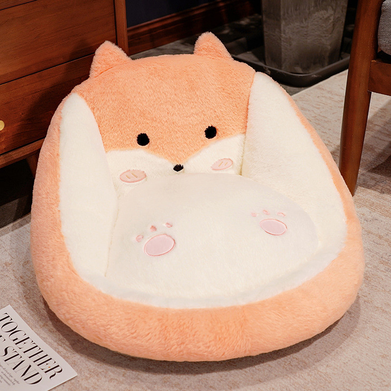 榻榻米坐垫靠背地上一体蒲团懒人坐墩卧室家用地板屁垫椅子厚垫子