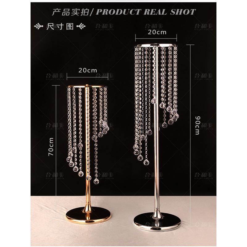 新款s形摩天轮亚克力珠帘旋转路引婚庆道具批发路引水晶路引