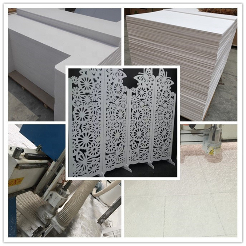 【厂家批发】5mmpvc发泡板雪弗板木塑板皮雕背板广告版镂空装饰