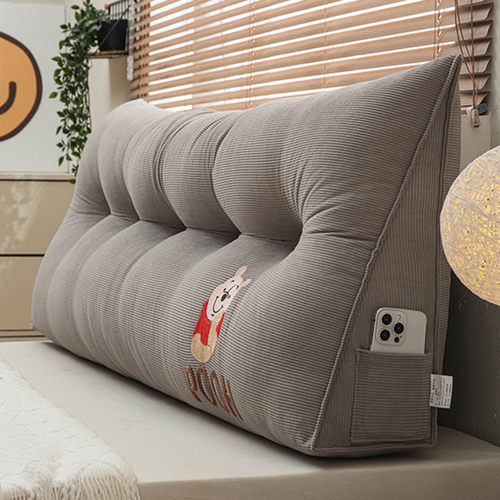 热销网红床上靠枕三角床头靠垫可爱简约沙发卧室双人靠背软包可拆