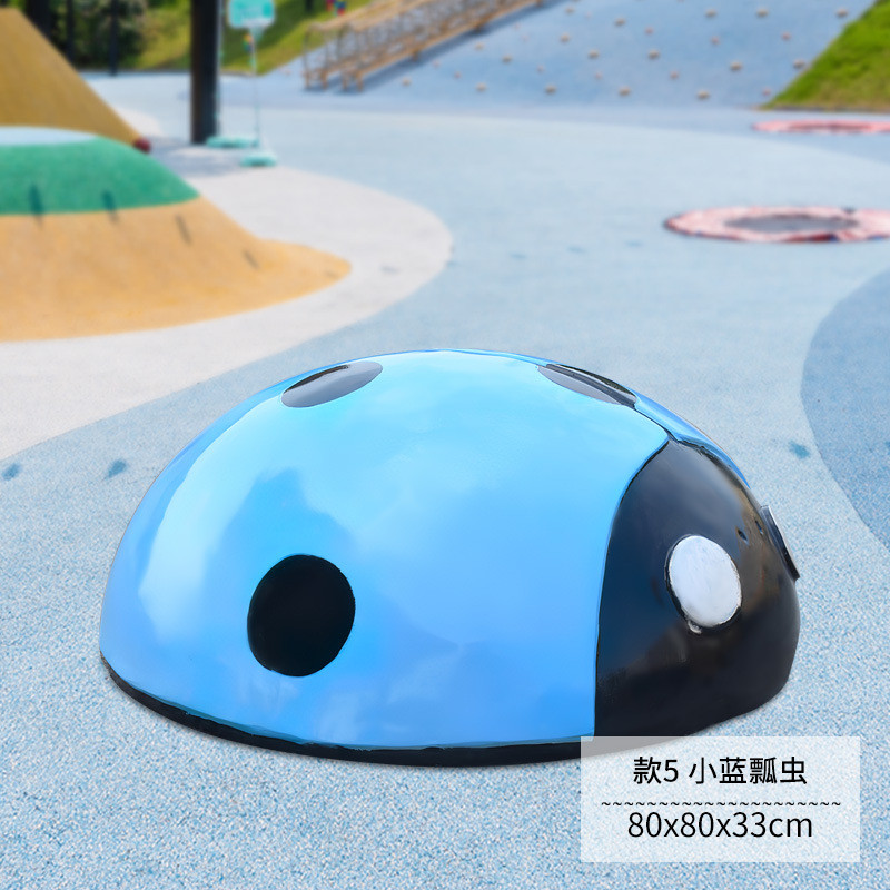 卡通瓢虫摆件户外玻璃钢装饰雕塑园林景观小区幼儿园商场昆虫美陈