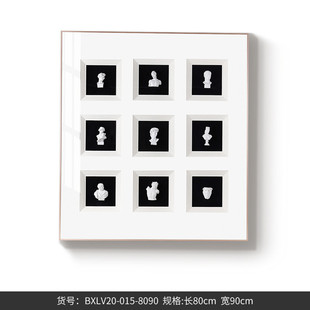 走廊古希腊人物挂画立体装饰画玄关bestwest客厅沙发背景挂画