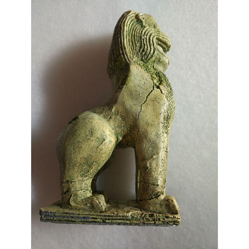 鱼缸水族箱狮神像守护pe-180