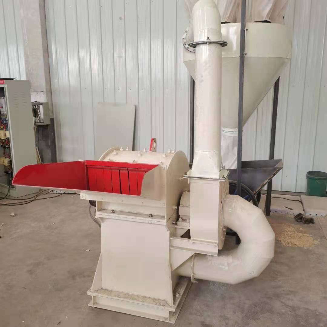 热销工业用木材磨粉机片削厂家现货边角料菇木圆木竹子木材粉碎机