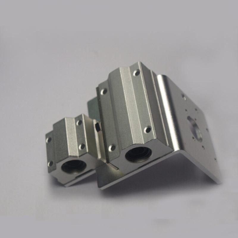 热销3d 打印机安装 prusa i3 x轴远程/近程打印头铝合金reprap座