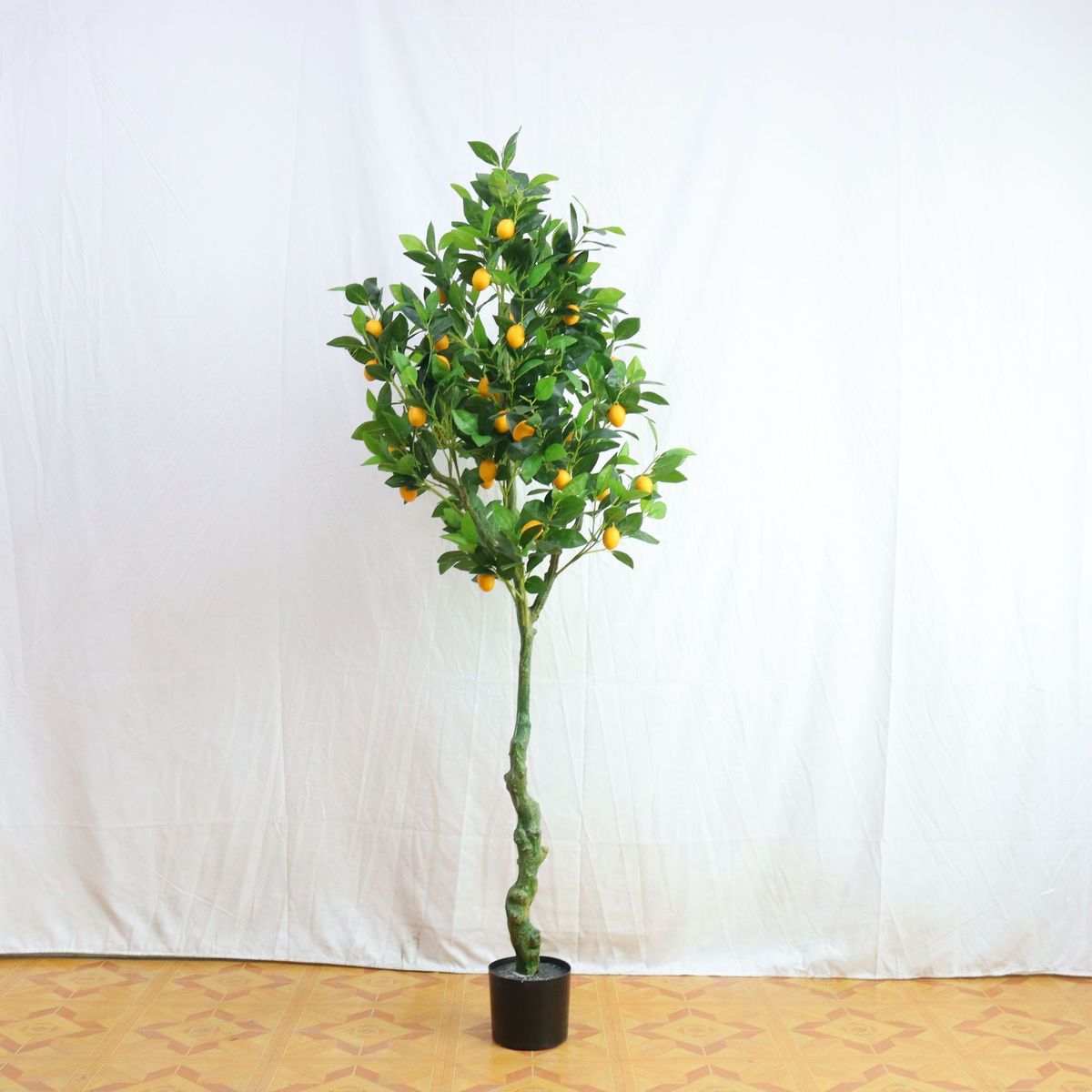 仿真植物盆栽摆件柠檬树绿植假树客厅北欧ins落地室内装饰仿真树