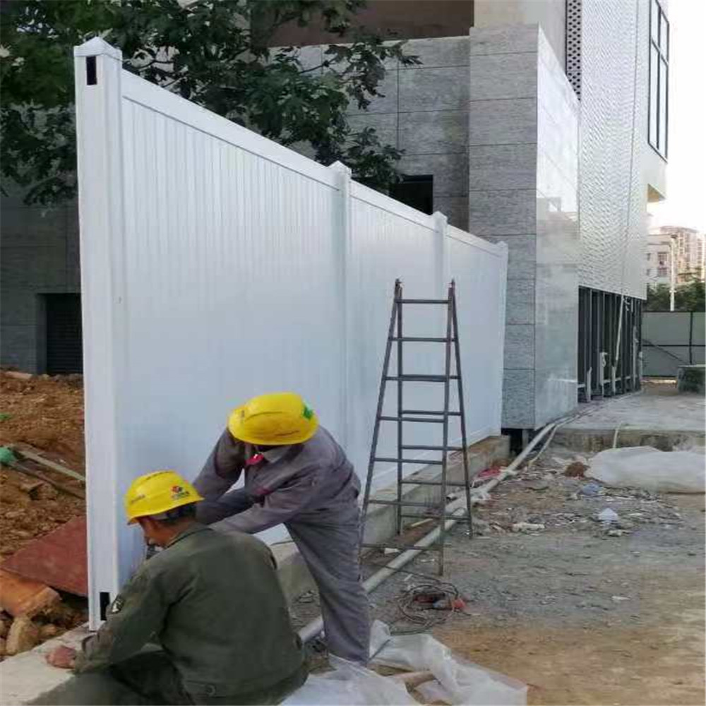 厂家供应道路施工围挡市政建设pvc拼接塑料围墙围栏