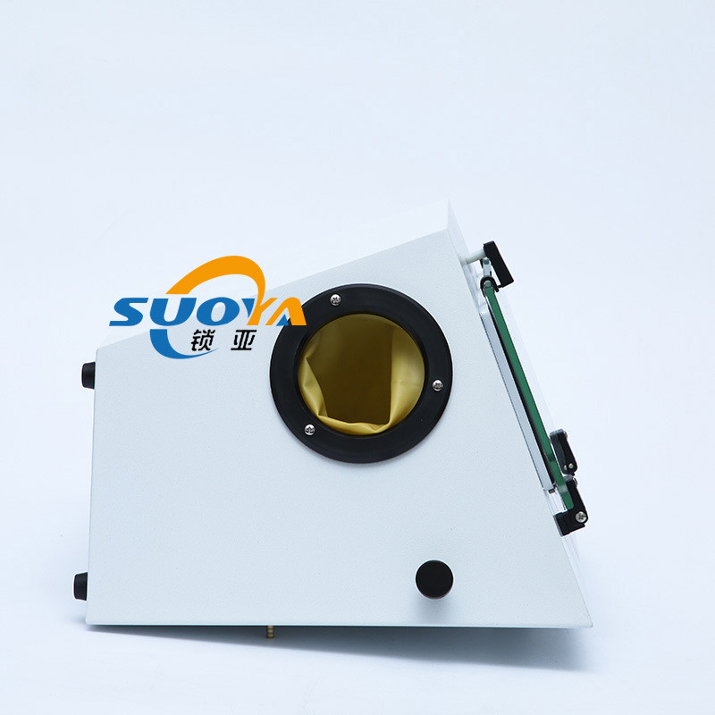 斜式首饰小型干喷喷砂机白色凌形 除杂质除锈手动金属磨砂除表面