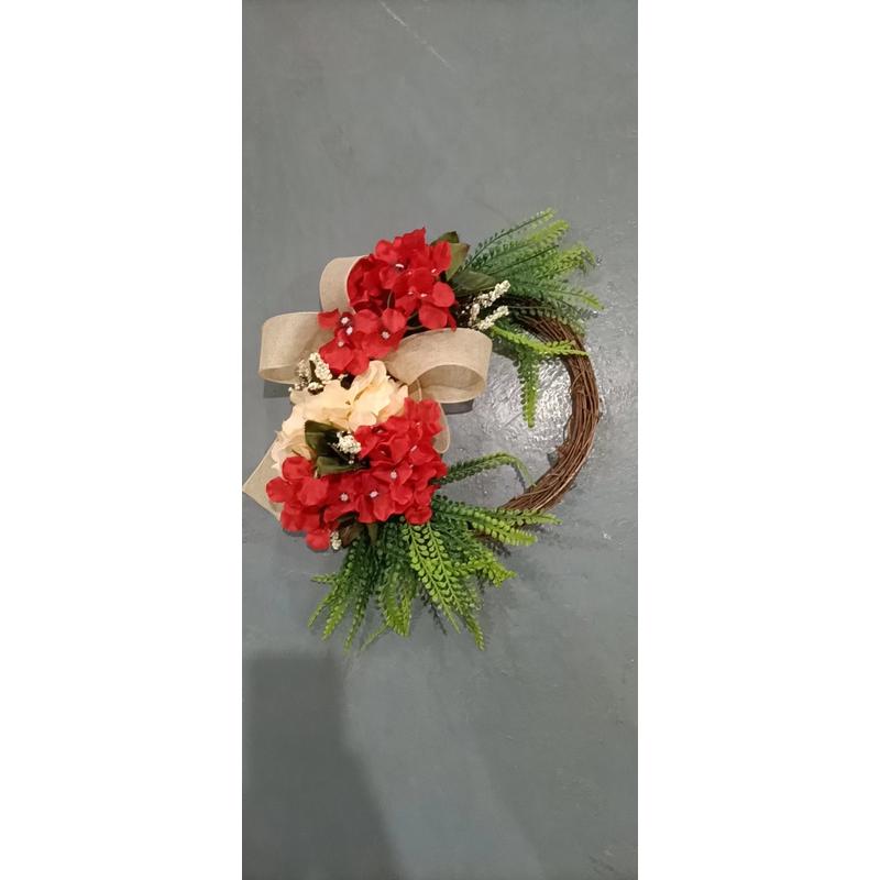 花春季新品浅笑绣球花场地布置门挂壁挂花环绣球花环